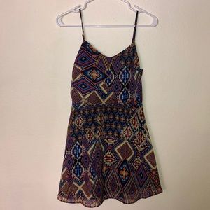 Fire Tribal Print Dress